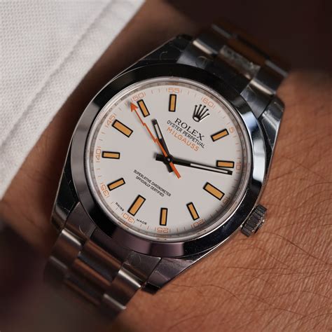 quadrante rolex vintage milgauss|rolex milgauss best buy.